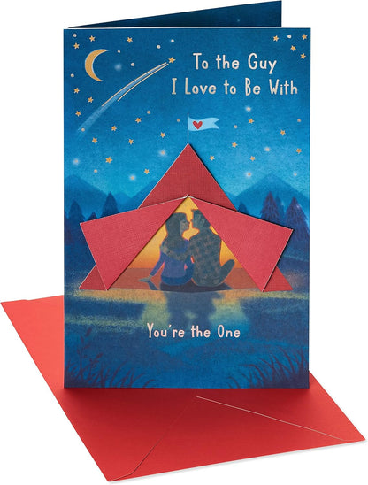 Valentine's Day Card for Him - "Spending Life Loving You