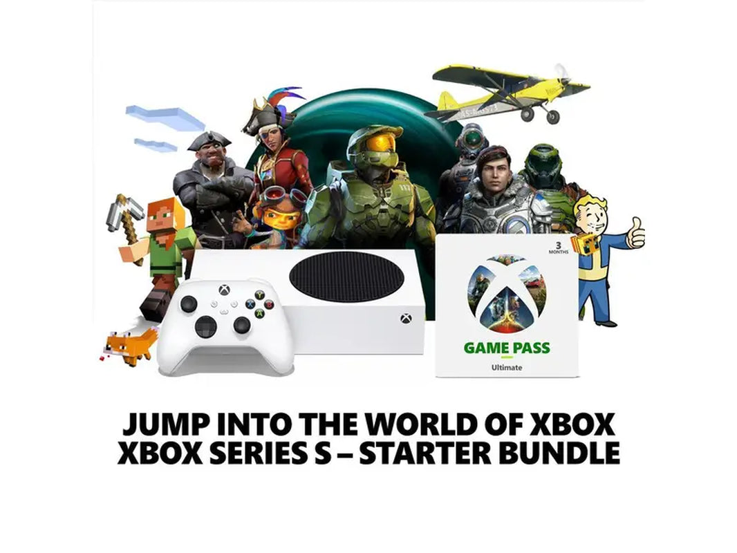 Xbox Series S + 3 Months Wireless Game Pass Ultimate Starter Bundle