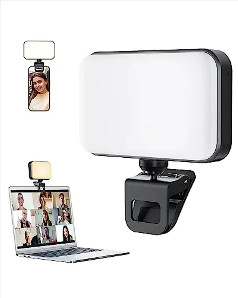 【Viozon】Selfie Light for Phone Camera, Clip on LED Light for Video Conference Accessories Cellphone Smartphone