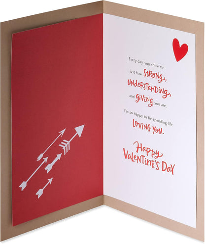 Valentine's Day Card for Him - "Spending Life Loving You