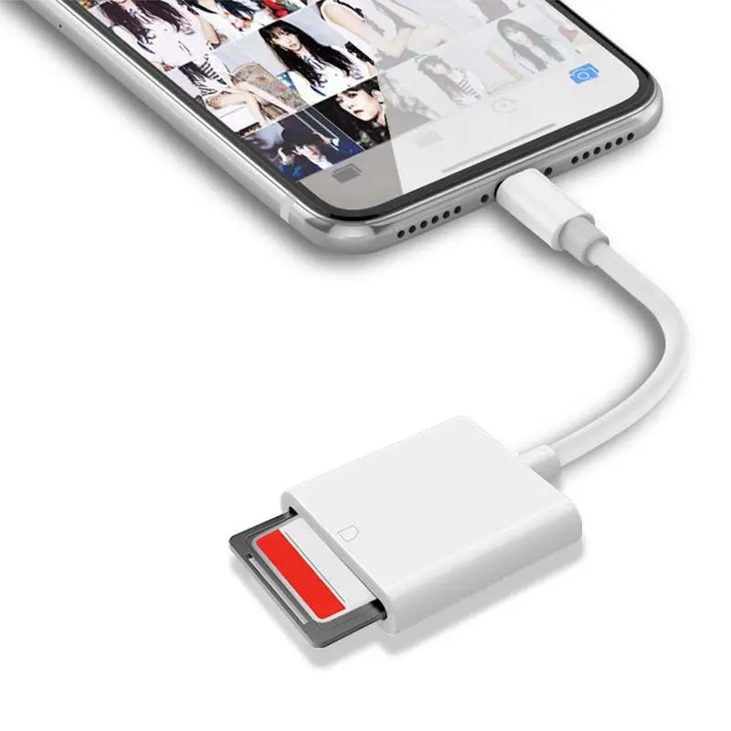 1 Piece Portable SD/TF Card Reader for Iphone