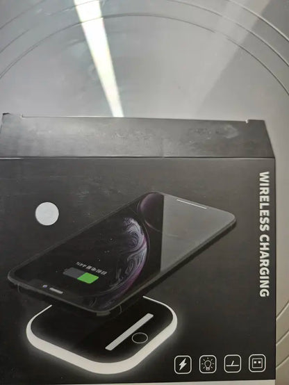 Wireless Charger Electronic Charging Smartphone Black