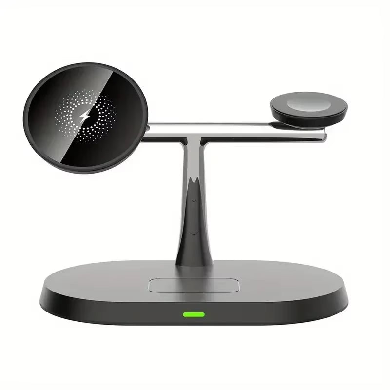 3 in 1 Magnetic Fast Wireless Charger Station for Iphone 16 15 14 13 Pro Max Apple Watch 9 8 Airprods Pro Macsafe Charging Stand