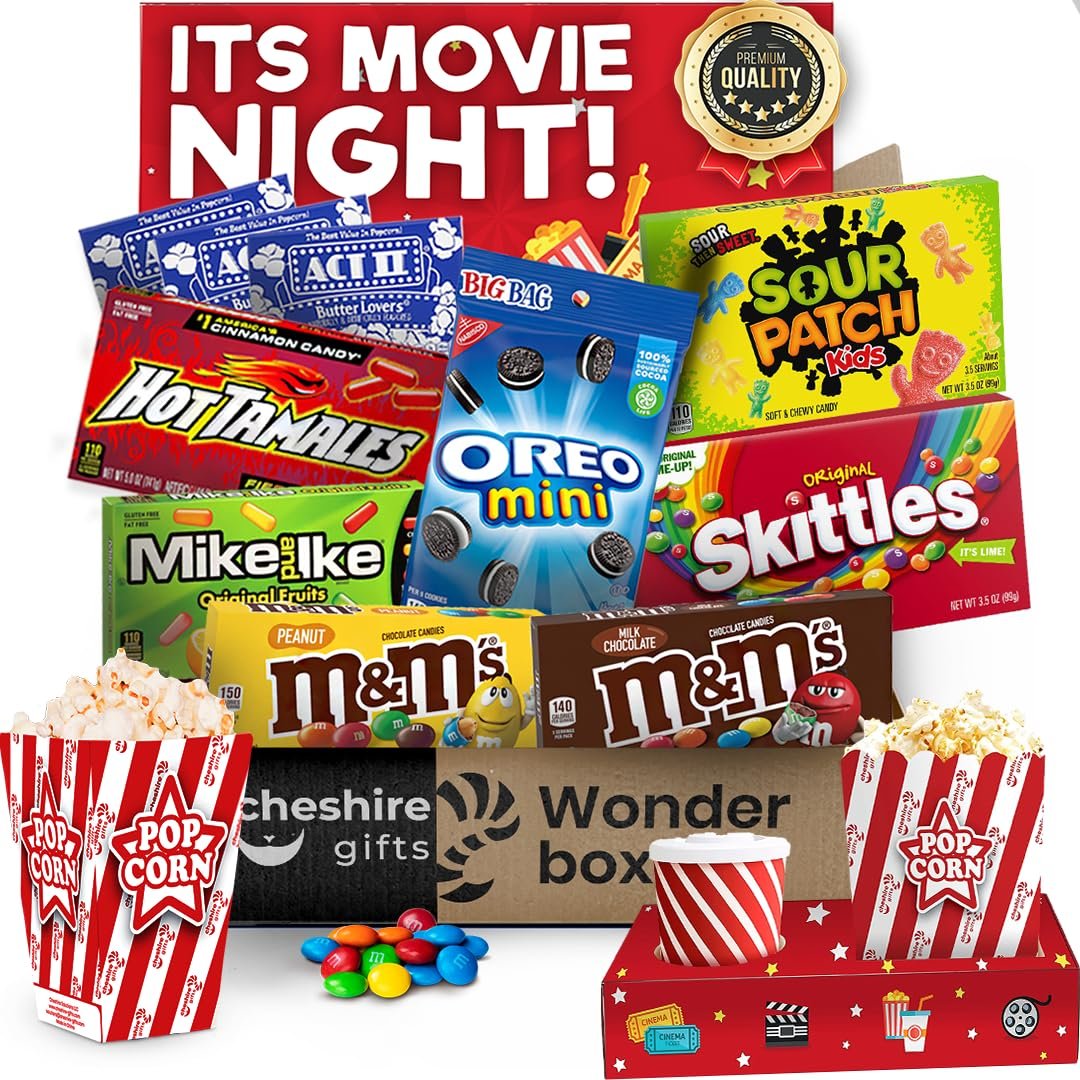 Family Movie Night Gift Basket